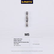 S-PARTS Titanium Leveling Seatpost Cradle — M5 — Thomson / FSA / WCS / EC70 / XXX / PRO