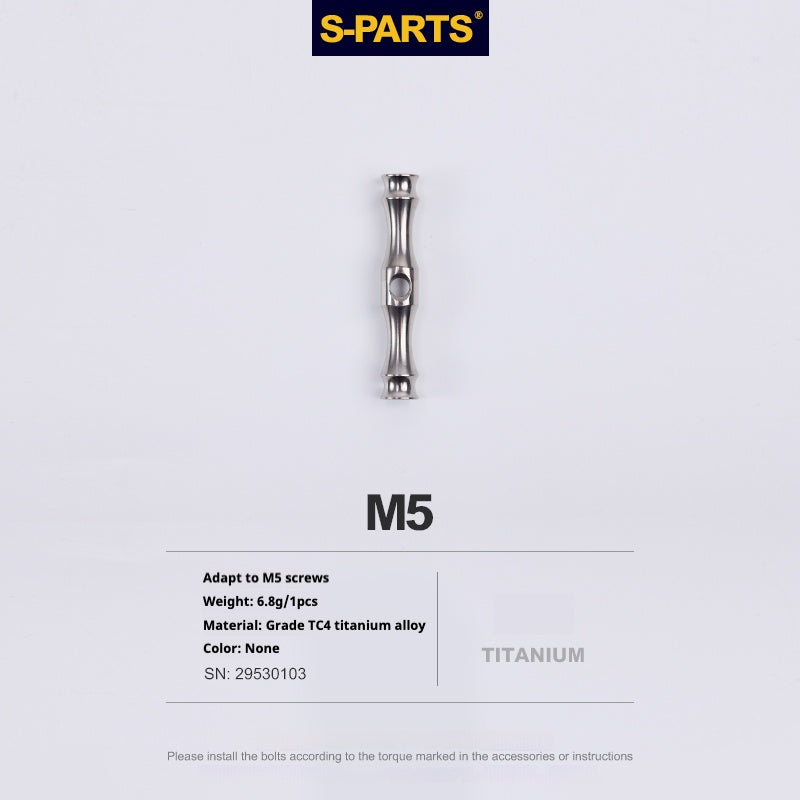 S-PARTS Titanium Leveling Seatpost Cradle — M5 — Thomson / FSA / WCS / EC70 / XXX / PRO