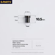 S-PARTS Titanium Lock On Bolt for Integrated Handlebar / Stem