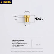 S-PARTS Titanium Lock On Bolt for Integrated Handlebar / Stem