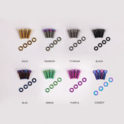 S-PARTS Titanium M6 Step Washer for Hydraulic Disc Brakes — Shimano / SRAM / Magura / Avid / Trickstuff / XT / SLX / XTR / Guide / Code
