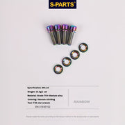 S-PARTS Titanium M6 Step Washer for Hydraulic Disc Brakes — Shimano / SRAM / Magura / Avid / Trickstuff / XT / SLX / XTR / Guide / Code