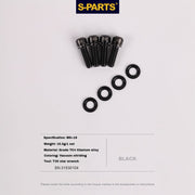 S-PARTS Titanium M6 Step Washer for Hydraulic Disc Brakes — Shimano / SRAM / Magura / Avid / Trickstuff / XT / SLX / XTR / Guide / Code