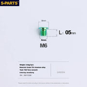 S-PARTS Titanium Oil Port Screw Shimano / SRAM / TRP Brake & Shifter Levers Specifically for TRP Mountain Brake Levers 1pcs