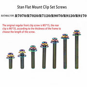 S-PARTS Titanium Road Disc Brake Adapter Mount Bolt Shimano R9270/R8150/R7170 & SRAM RED/FORCE/Rival