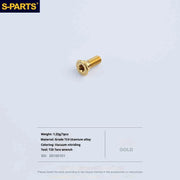 S-PARTS Titanium Road Disc Brake Adapter Mount Bolt Shimano R9270/R8150/R7170 & SRAM RED/FORCE/Rival Flush mount clamp base