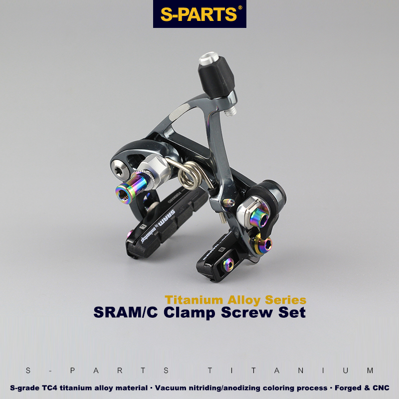 S-PARTS Titanium Screws for SRAM RED / Force / Rival 22-Speed Road Bike Systems
