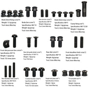 S-PARTS Titanium Screws for SRAM RED / Force / Rival 22-Speed Road Bike Systems