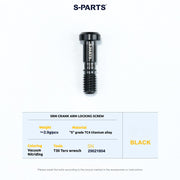 S-PARTS Titanium Screws to fit SRM PM9 Titanium Crank Covers for drive and non-drive sides.