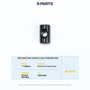 S-PARTS Titanium Screws to fit SRM PM9 Titanium Crank Covers for drive and non-drive sides.