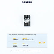 S-PARTS Titanium Screws to fit SRM PM9 Titanium Crank Covers for drive and non-drive sides.