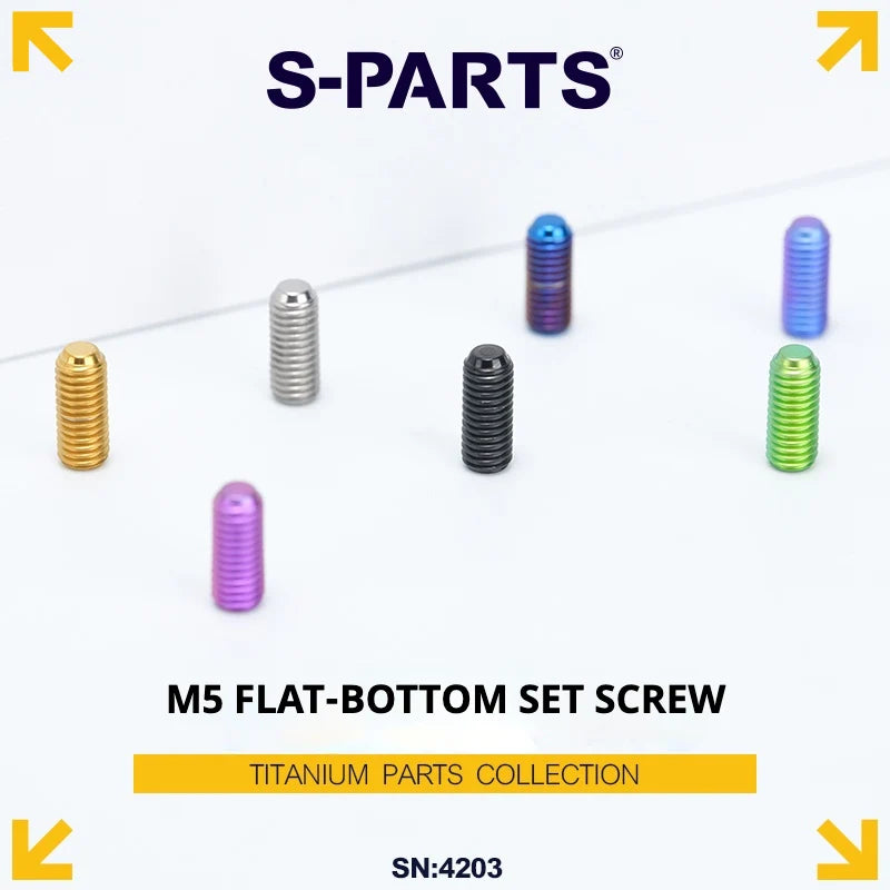 S-PARTS Titanium Set Screw M5×12