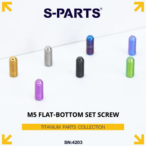 S-PARTS Titanium Set Screw M5×12