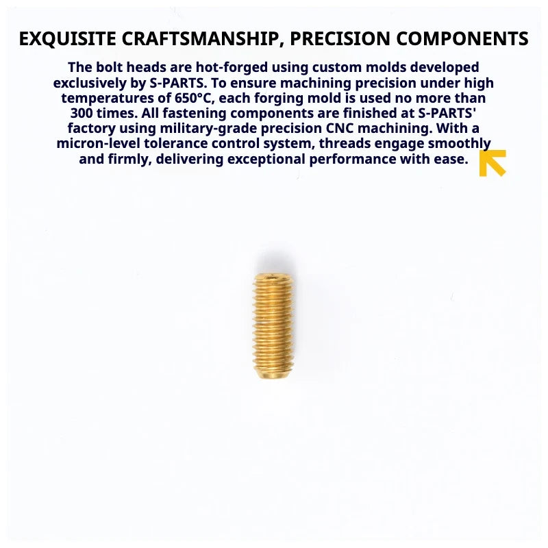 S-PARTS Titanium Set Screw M5×12