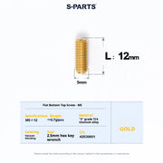 S-PARTS Titanium Set Screw M5×12