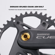 S-PARTS Titanium Splined Crank Screws for SHIMANO Series