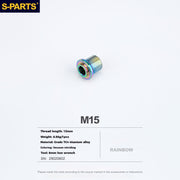 S-PARTS Titanium Splined Crank Screws for SHIMANO Series