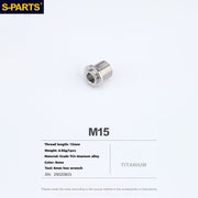 S-PARTS Titanium Splined Crank Screws for SHIMANO Series