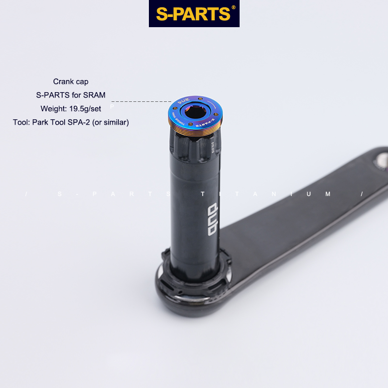 S-PARTS Titanium Drivetrain Hardware for SRAM RED AXS E1 Compatible
