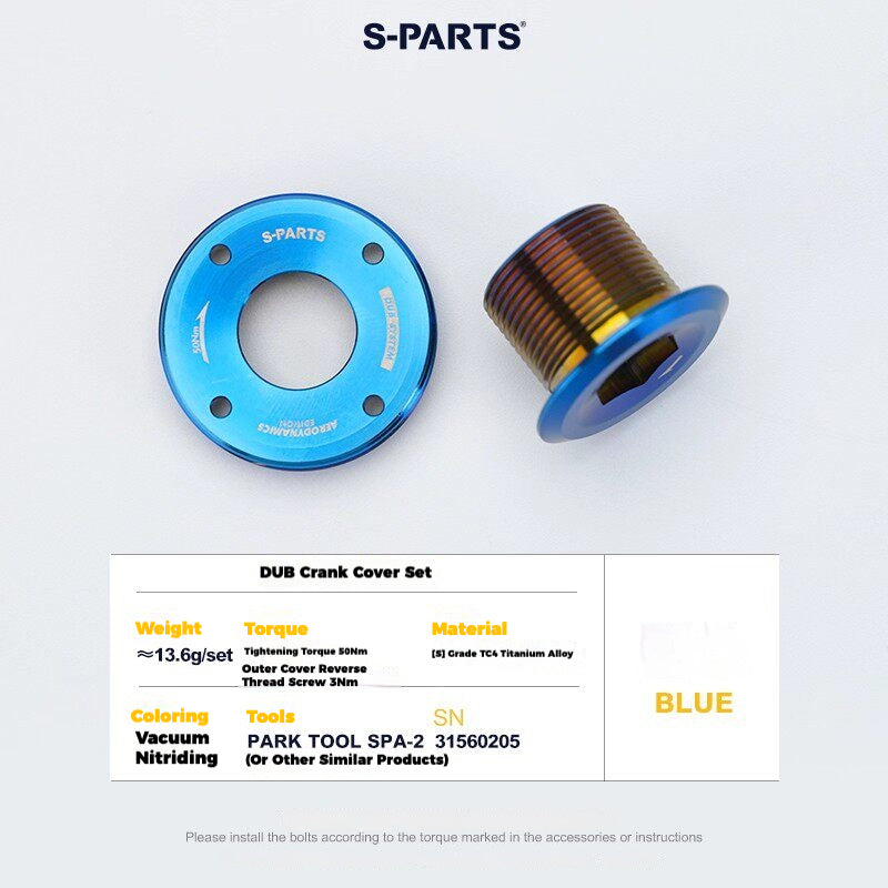 S-PARTS Titanium Drivetrain Hardware for SRAM RED AXS E1 Compatible