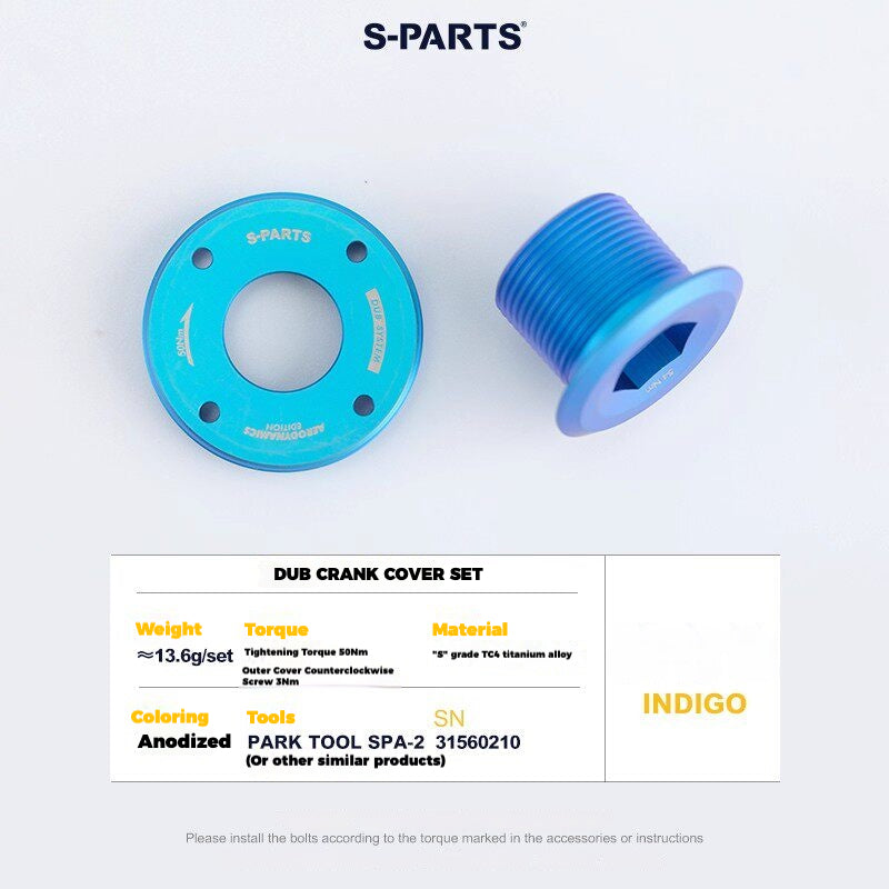 S-PARTS Titanium Drivetrain Hardware for SRAM RED AXS E1 Compatible