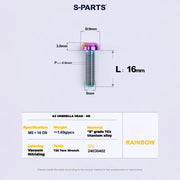 S-PARTS Titanium Drivetrain Hardware for SRAM RED AXS E1 Compatible