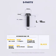S-PARTS Titanium Drivetrain Hardware for SRAM RED AXS E1 Compatible