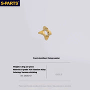S-PARTS Titanium Drivetrain Hardware for SRAM RED AXS E1 Compatible