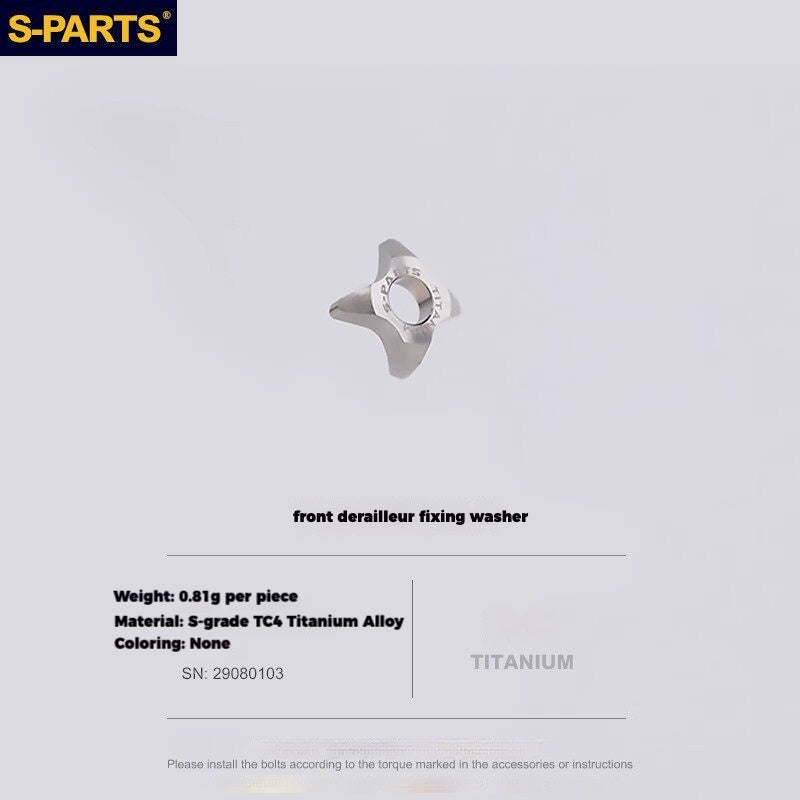 S-PARTS Titanium Drivetrain Hardware for SRAM RED AXS E1 Compatible