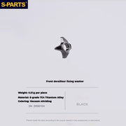 S-PARTS Titanium Drivetrain Hardware for SRAM RED AXS E1 Compatible