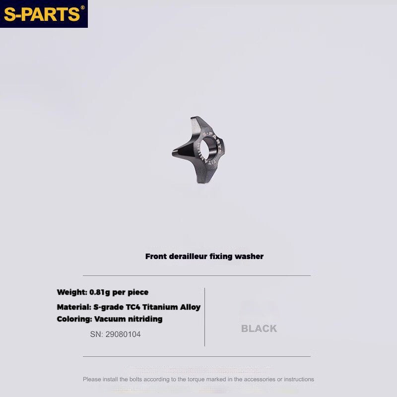 S-PARTS Titanium Drivetrain Hardware for SRAM RED AXS E1 Compatible