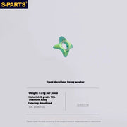 S-PARTS Titanium Drivetrain Hardware for SRAM RED AXS E1 Compatible