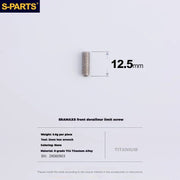 S-PARTS Titanium Drivetrain Hardware for SRAM RED AXS E1 Compatible