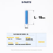 S-PARTS Titanium Drivetrain Hardware for SRAM RED AXS E1 Compatible