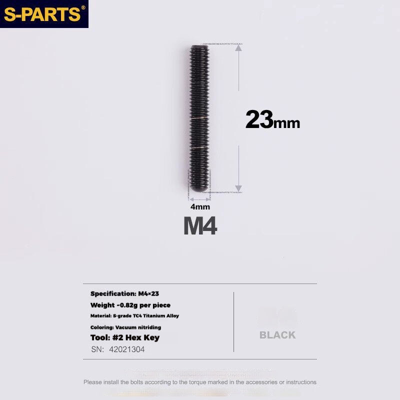 S-PARTS Titanium Drivetrain Hardware for SRAM RED AXS E1 Compatible
