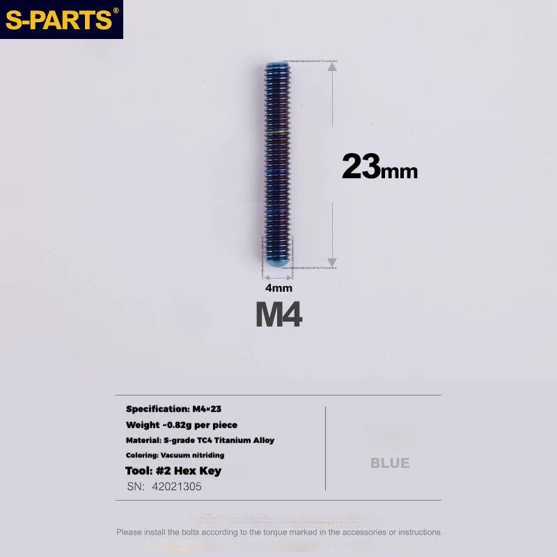 S-PARTS Titanium Drivetrain Hardware for SRAM RED AXS E1 Compatible