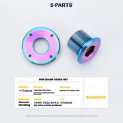S-PARTS Titanium Drivetrain Hardware for SRAM RED AXS E1 Compatible