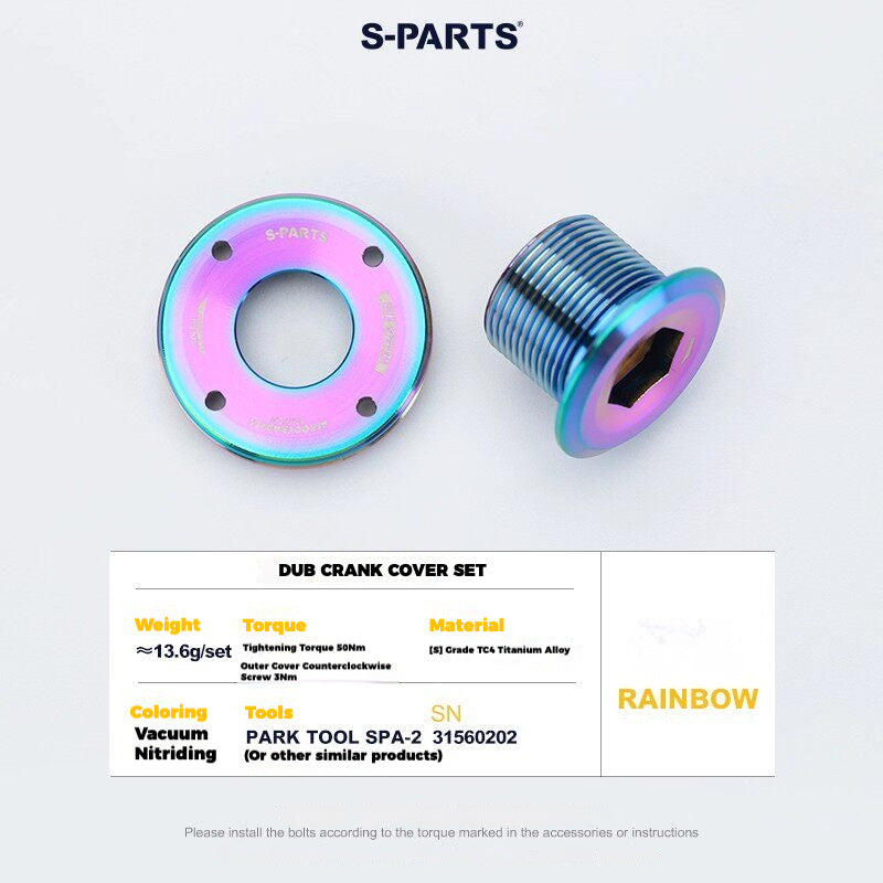 S-PARTS Titanium Drivetrain Hardware for SRAM RED AXS E1 Compatible
