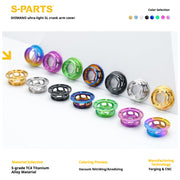 S-PARTS Titanium SL Crank Arm Cover
