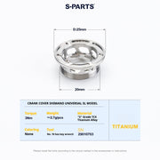 S-PARTS Titanium SL Crank Arm Cover