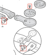 S-PARTS Titanium Upgrade Kit for Cervélo S5 Disc 2022 | Shimano Ultegra Di2 R8170 R8150 / Dura-Ace R9270 R9250 / SRAM RED AXS / Force AXS - Detail 8