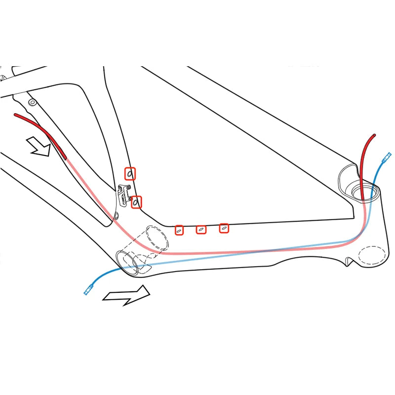 S-PARTS Titanium Upgrade Kit for Cervélo S5 Disc 2022 | Shimano Ultegra Di2 R8170 R8150 / Dura-Ace R9270 R9250 / SRAM RED AXS / Force AXS - Detail 12