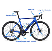 S-PARTS Titanium Upgrade Kit for Giant Propel 2023 | Shimano 105 Di2 R7150 R7170 / Dura-Ace R9270 R9250 Di2 / SRAM RED AXS - Detail 2