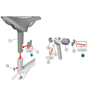 S-PARTS Titanium Upgrade Kit for Trek Madone SL / SLR Gen 8 | RCS Pro / RCS Race Headset | Shimano Dura-Ace / SRAM RED AXS / R9270 R9250 Di2 / Force Project BLACK LTD / SD Worx - Detail 9