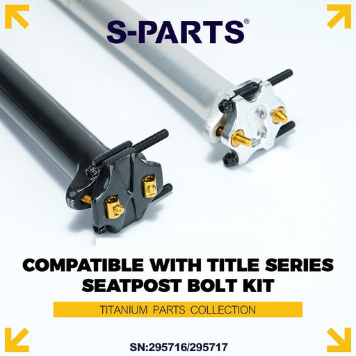 S-PARTS TITLE AP1 / CP1 Titanium Seatpost Bolt Kit