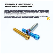S-PARTS TITLE AP1 / CP1 Titanium Seatpost Bolt Kit