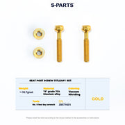 S-PARTS TITLE AP1 / CP1 Titanium Seatpost Bolt Kit Seatpost Bolt TITLE AP1