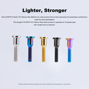S-PARTS Trek M6 Titanium Seatpost Clamp Tightening Bolt — L33 / L35