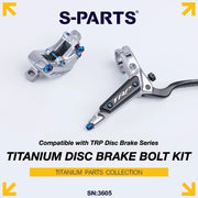 S-PARTS TRP DHR EVO Titanium Disc Brake Bolt Kit