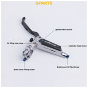 S-PARTS TRP DHR EVO Titanium Disc Brake Bolt Kit